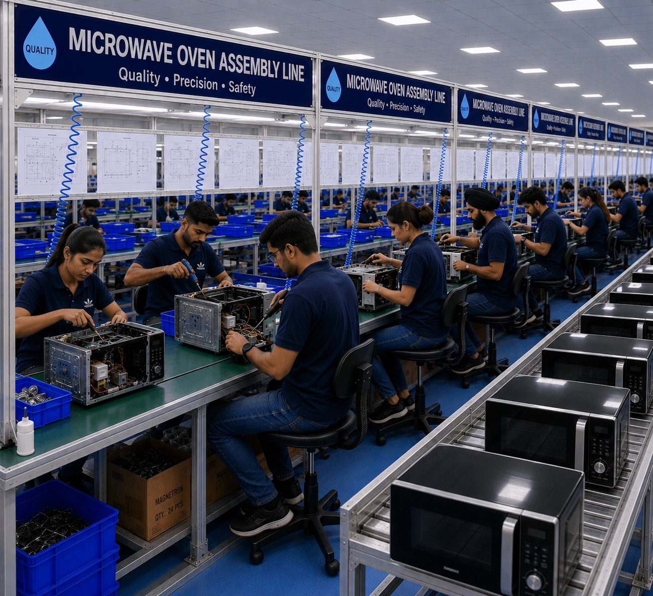 Microwave Oven Assembling Service